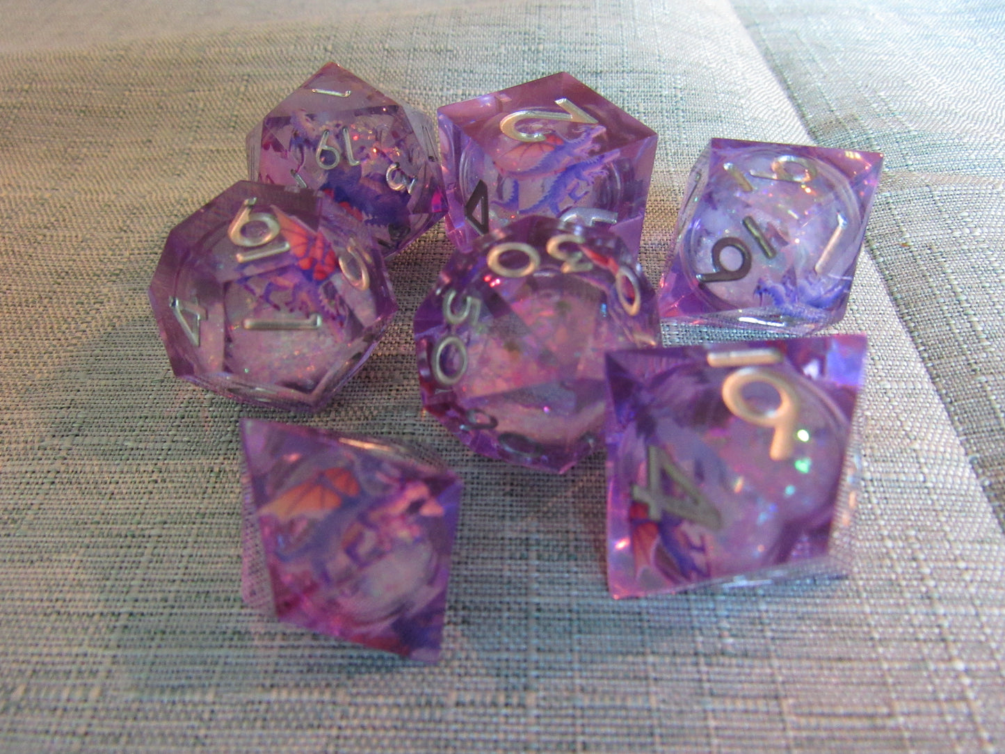 Dragon Sharp Resin Dice Set