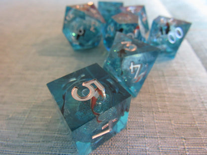 Koi Fish Sharp Resin Dice Set
