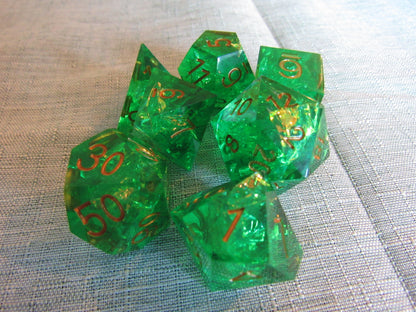 Classic Sharp Resin Dice Set