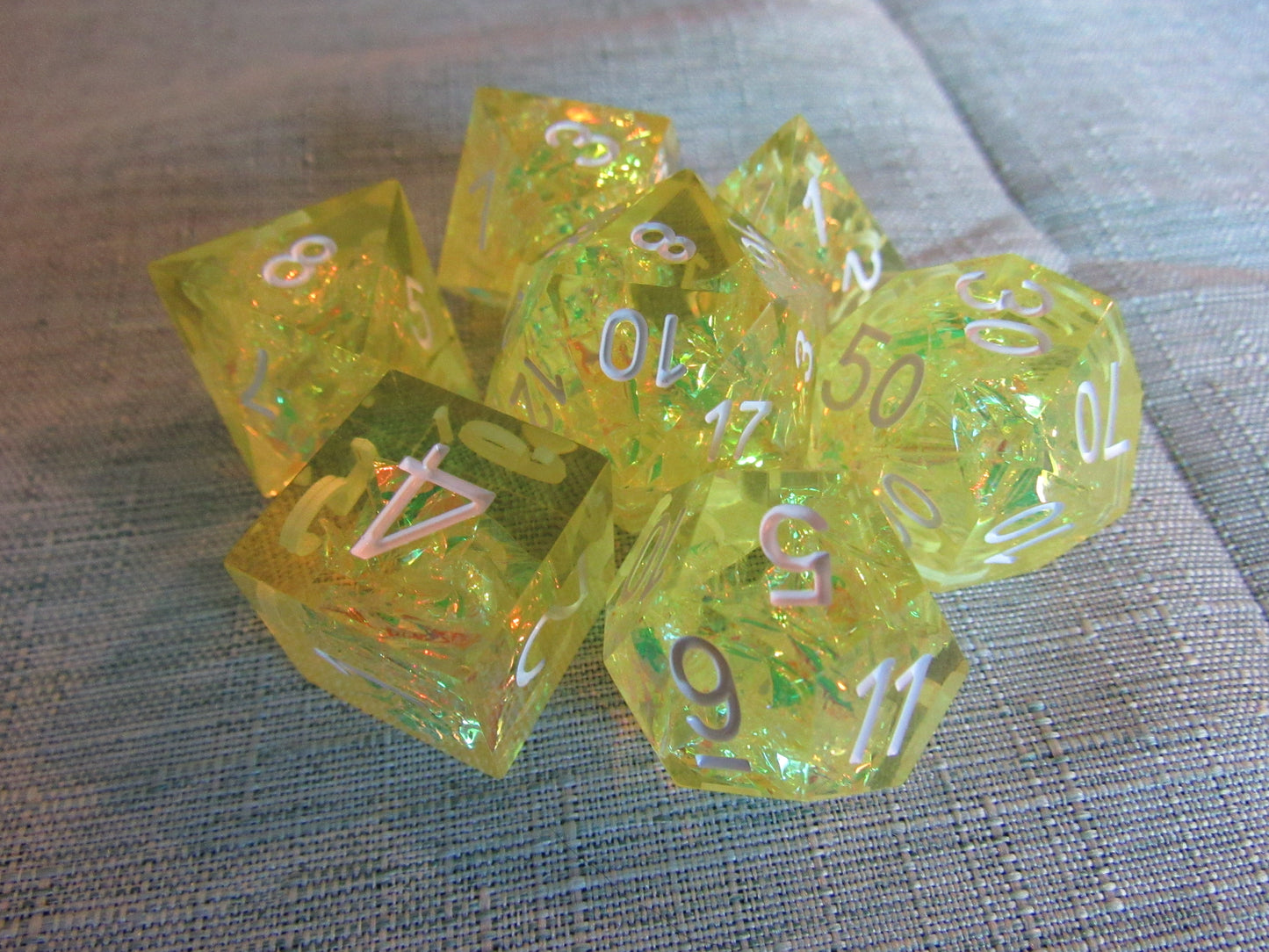 Classic Sharp Resin Dice Set
