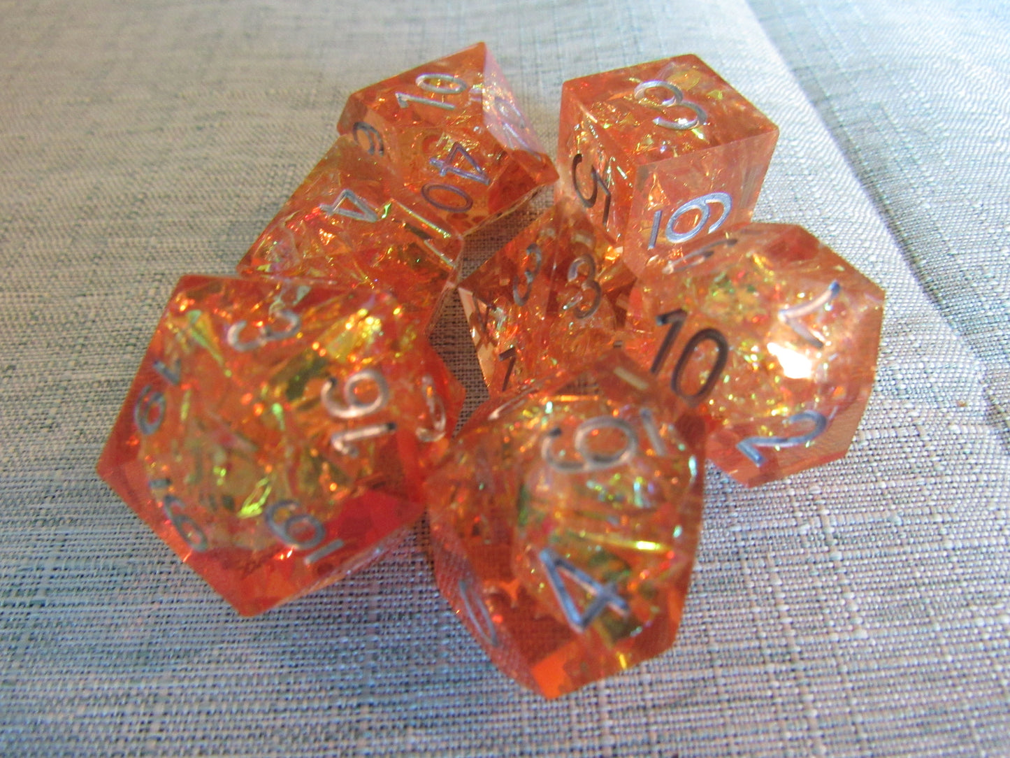 Classic Sharp Resin Dice Set