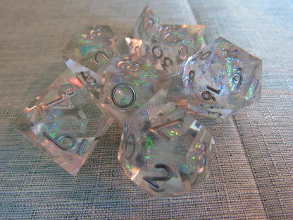 Classic Sharp Resin Dice Set