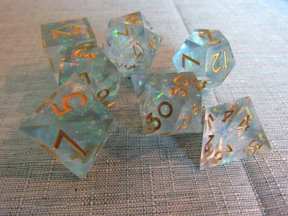 Classic Sharp Resin Dice Set