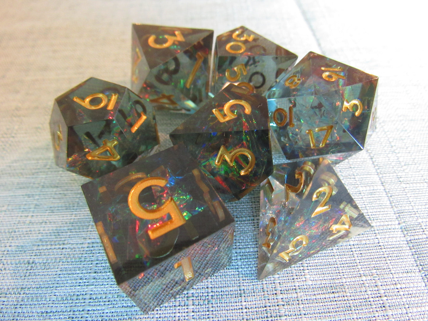 Classic Sharp Resin Dice Set