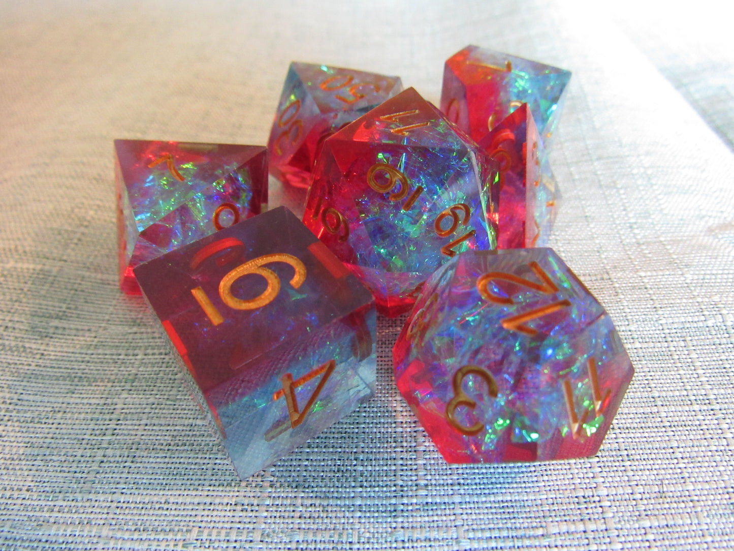 Classic Sharp Resin Dice Set