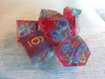 Classic Sharp Resin Dice Set