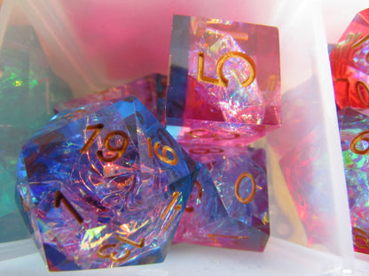 Classic Sharp Resin Dice Set