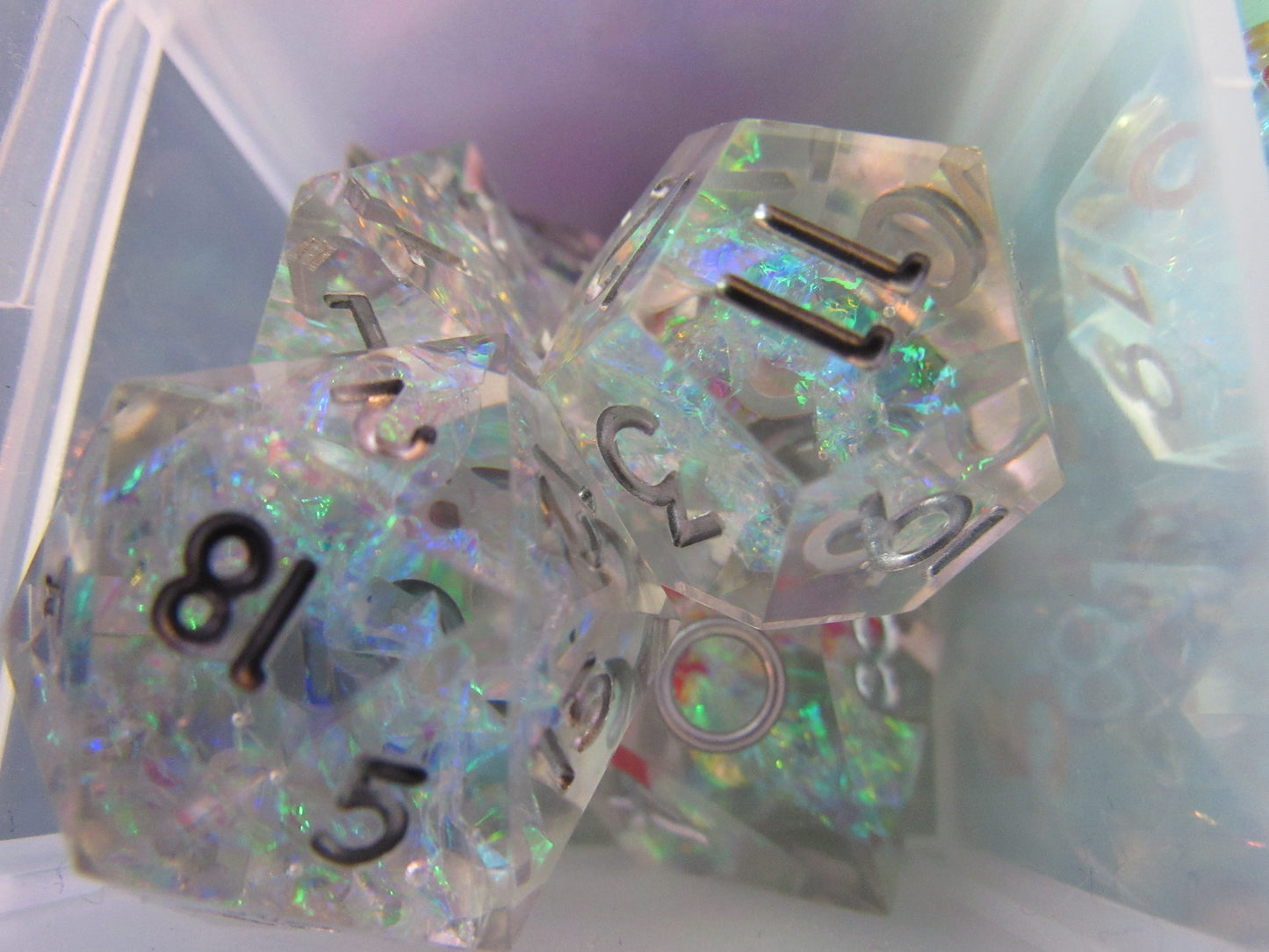 Classic Sharp Resin Dice Set