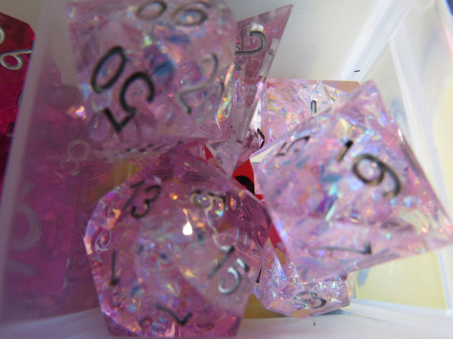 Classic Sharp Resin Dice Set