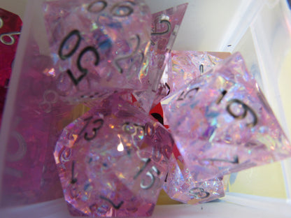 Classic Sharp Resin Dice Set