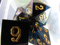 Glitter Color Band Sharp Resin Dice Set