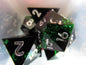 Glitter Color Band Sharp Resin Dice Set