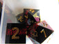 Glitter Color Band Sharp Resin Dice Set