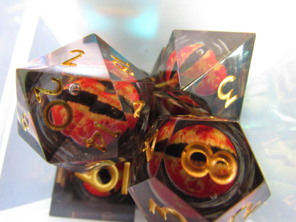 Eyeball Sharp Resin Dice Set