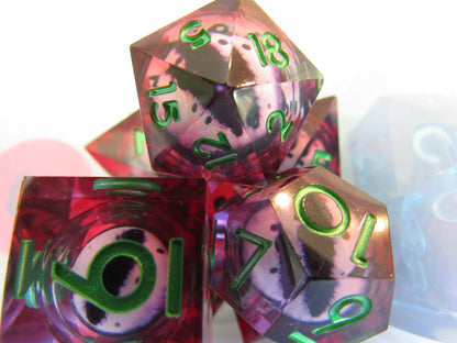 Eyeball Sharp Resin Dice Set