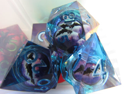 Eyeball Sharp Resin Dice Set