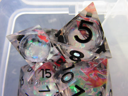 Dragon Sharp Resin Dice Set