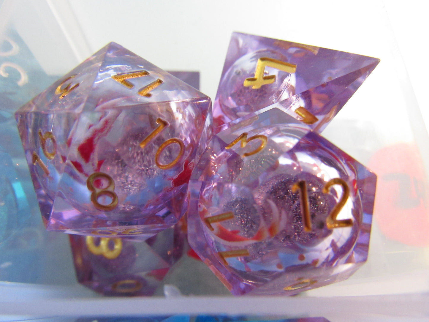 Koi Fish Sharp Resin Dice Set