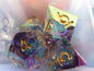 Liquid Core Sharp Resin Dice Set