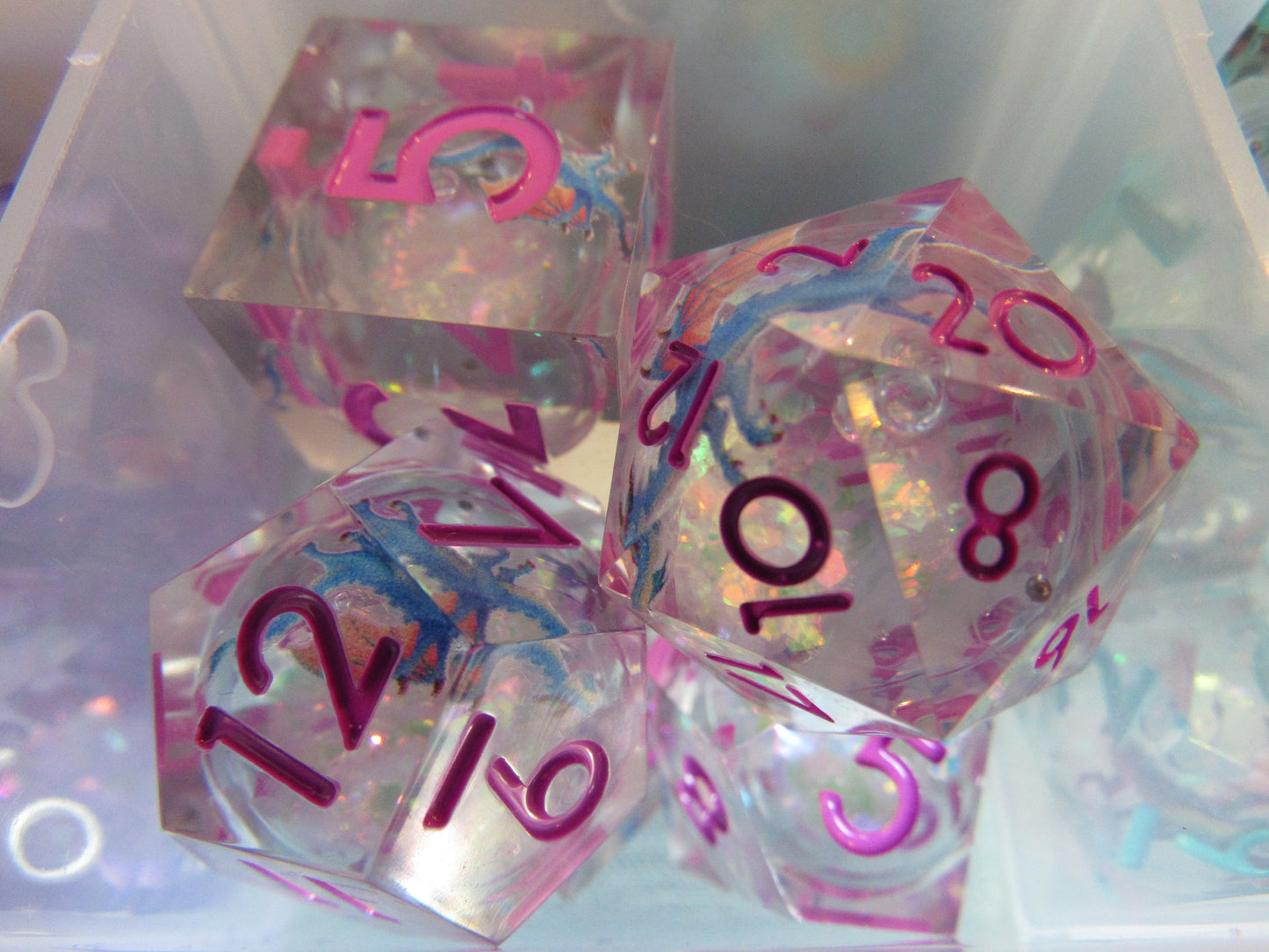 Dragon Sharp Resin Dice Set