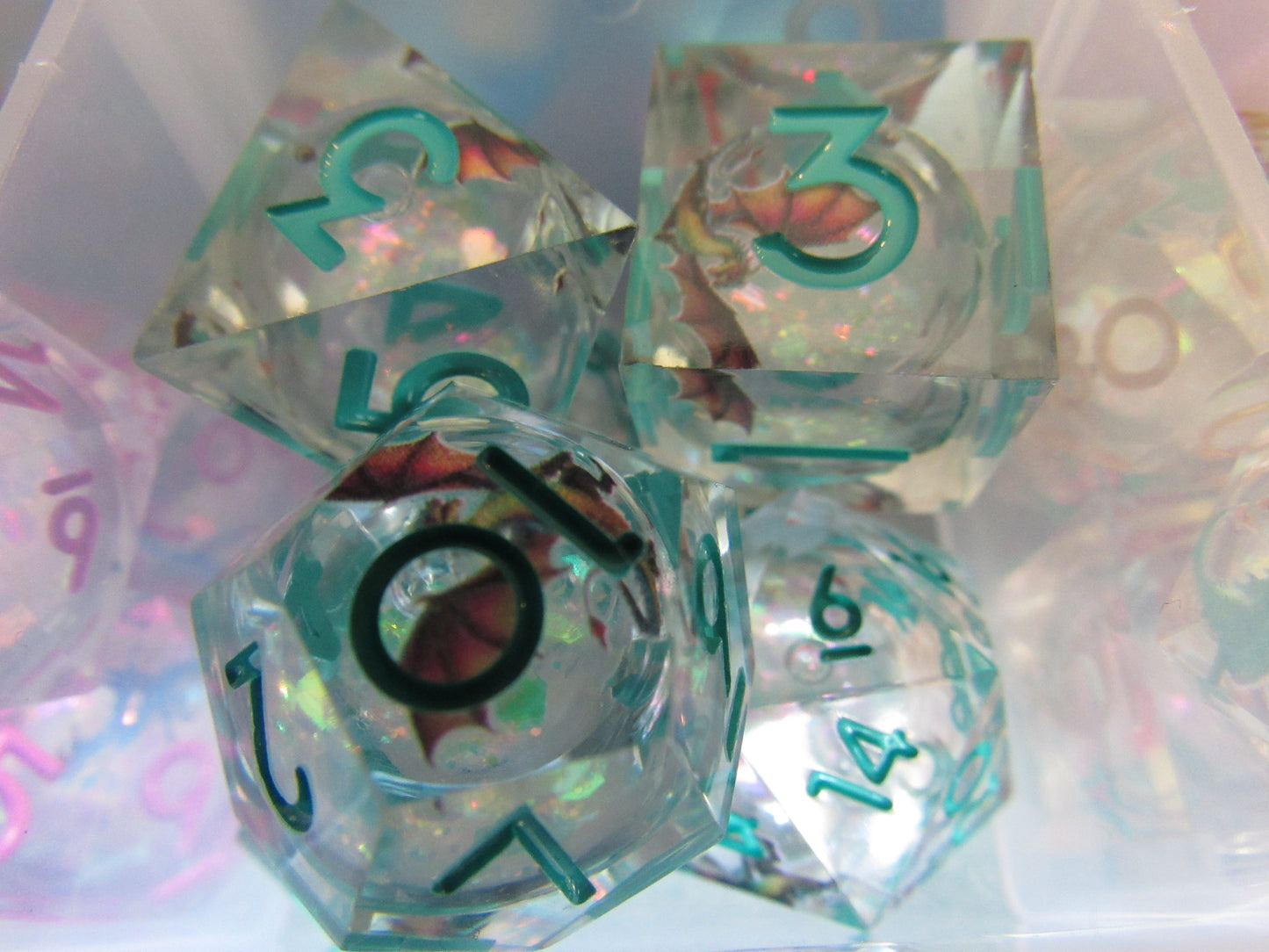 Dragon Sharp Resin Dice Set