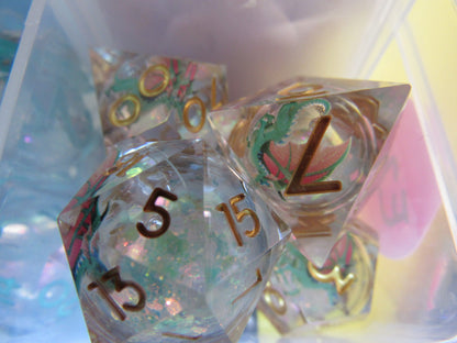Dragon Sharp Resin Dice Set