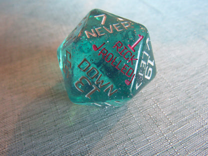 Rounded Resin D20 (Large - 33mm)