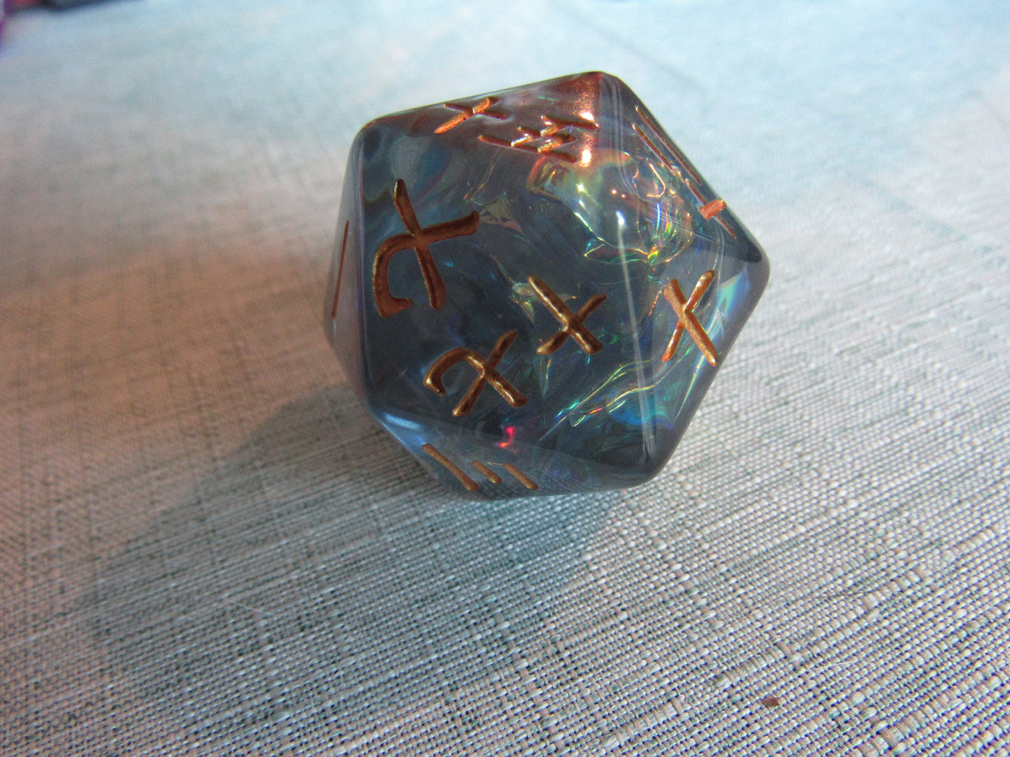 Rounded Resin D20 (Large - 33mm)