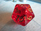 Rounded Resin D20 (Large - 33mm)