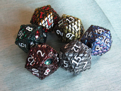 Dragon Scale D20 (Large - 33mm)