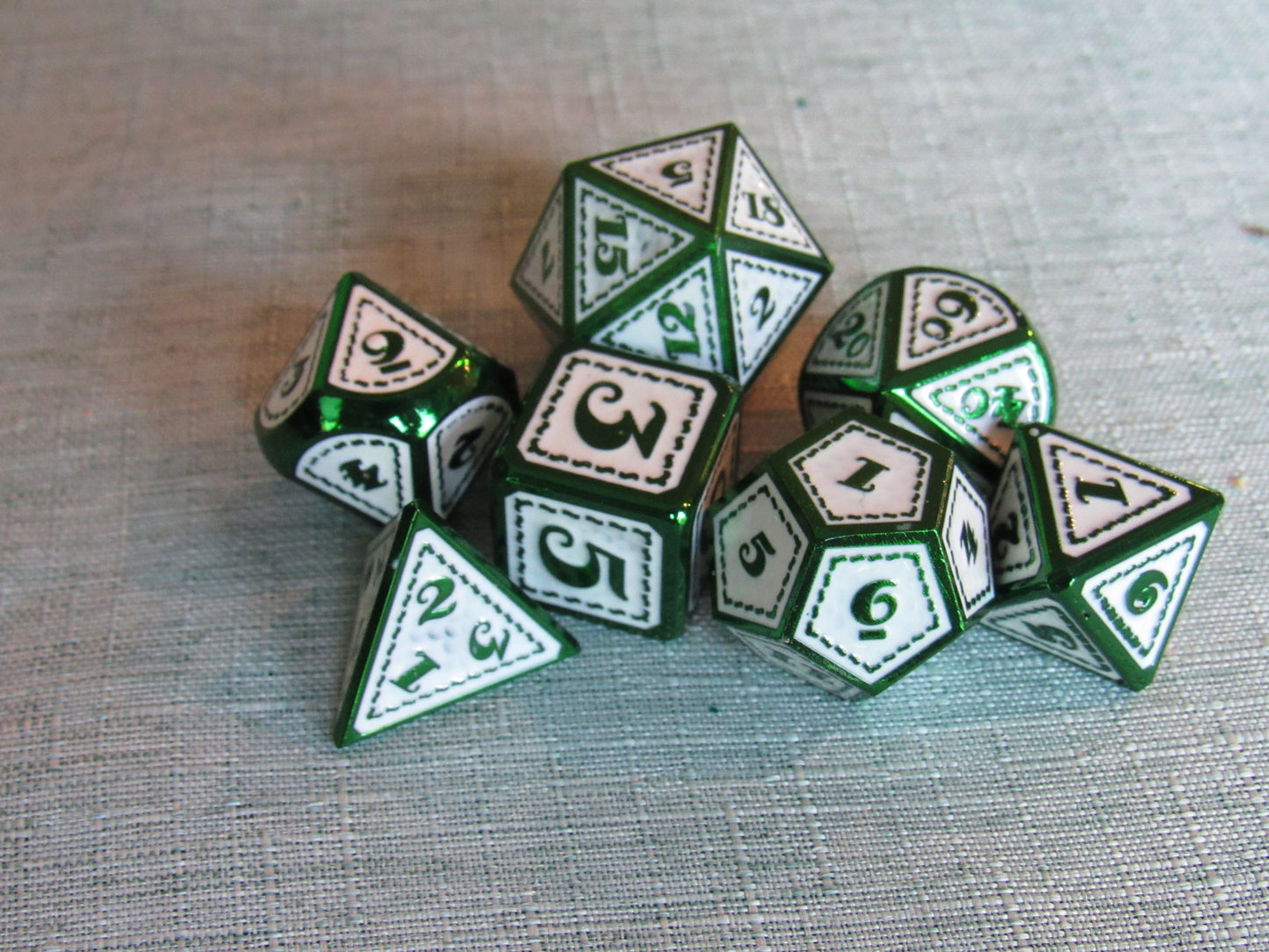 Classic Dragon Scale Metal Dice Set