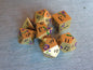 Plum Blossom Metal Dice Set