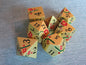 Plum Blossom Metal Dice Set