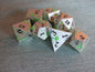 Plum Blossom Metal Dice Set
