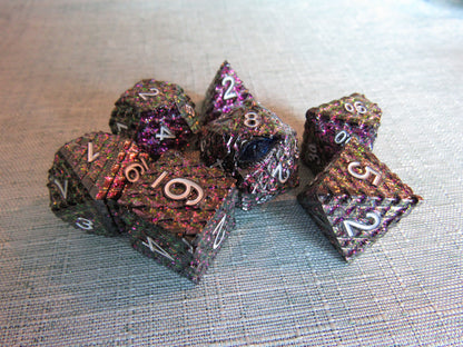 Dragon Scale Metal Dice Set