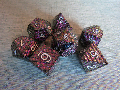 Dragon Scale Metal Dice Set