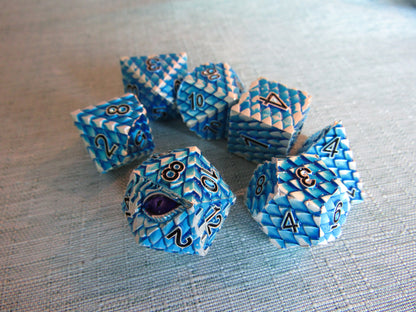 Dragon Scale Metal Dice Set