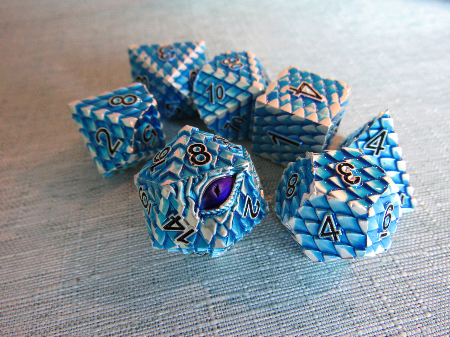 Dragon Scale Metal Dice Set