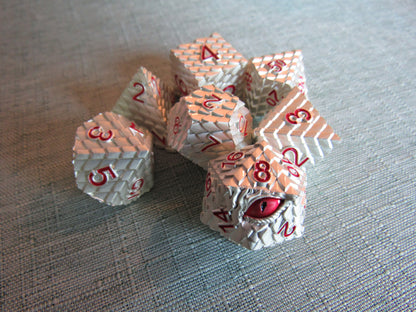 Dragon Scale Metal Dice Set