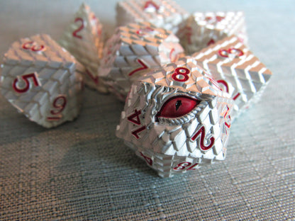 Dragon Scale Metal Dice Set