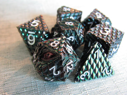 Dragon Scale Metal Dice Set
