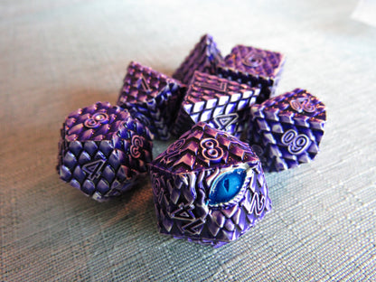 Dragon Scale Metal Dice Set
