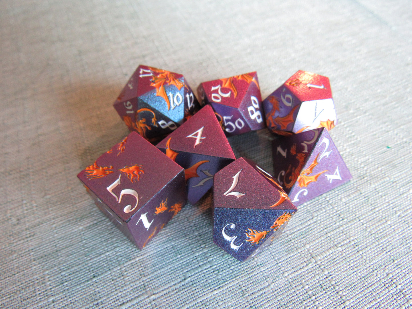Draco Metal Dice Set