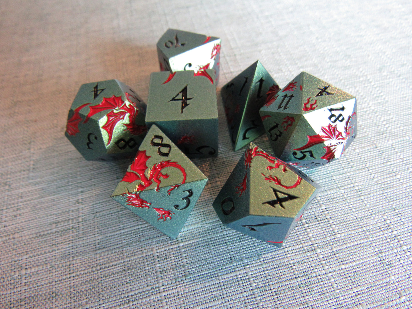 Draco Metal Dice Set