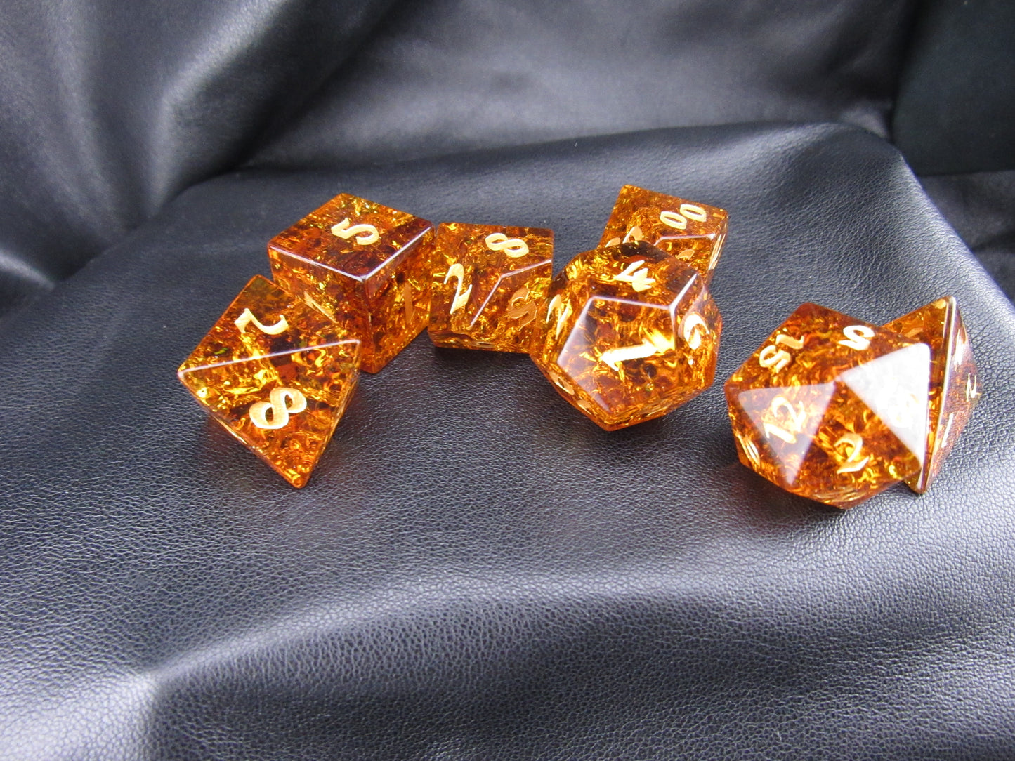 Crackle Glass Dice Set