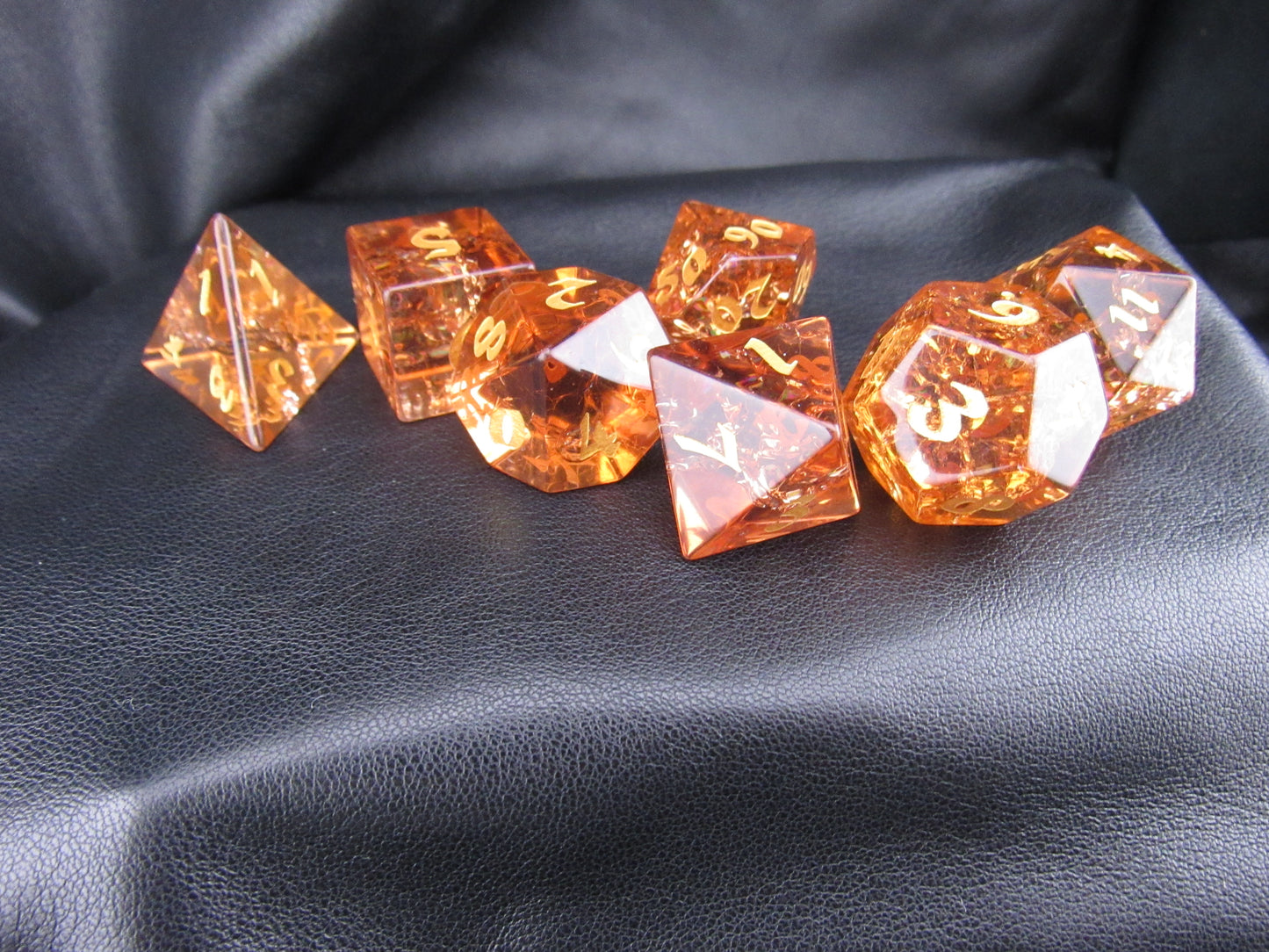Crackle Glass Dice Set