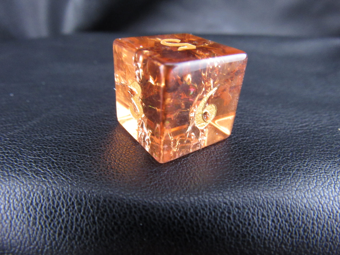 Crackle Glass Dice Set