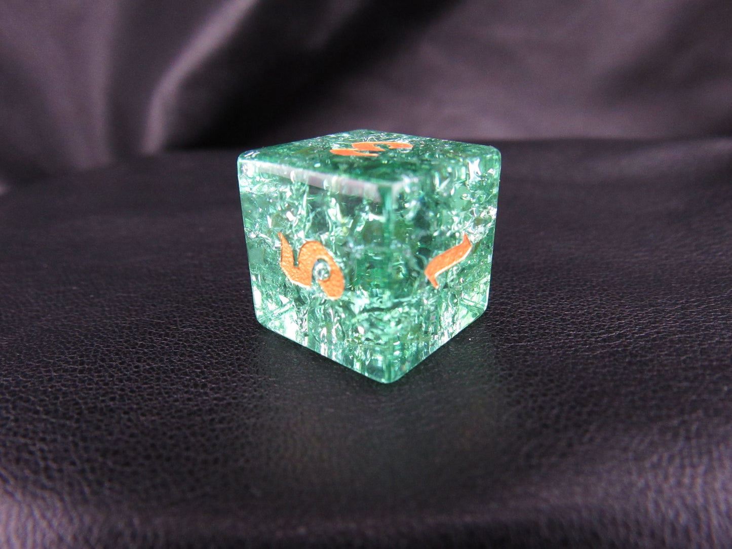 Crackle Glass Dice Set