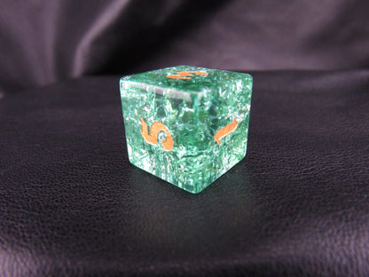 Crackle Glass Dice Set