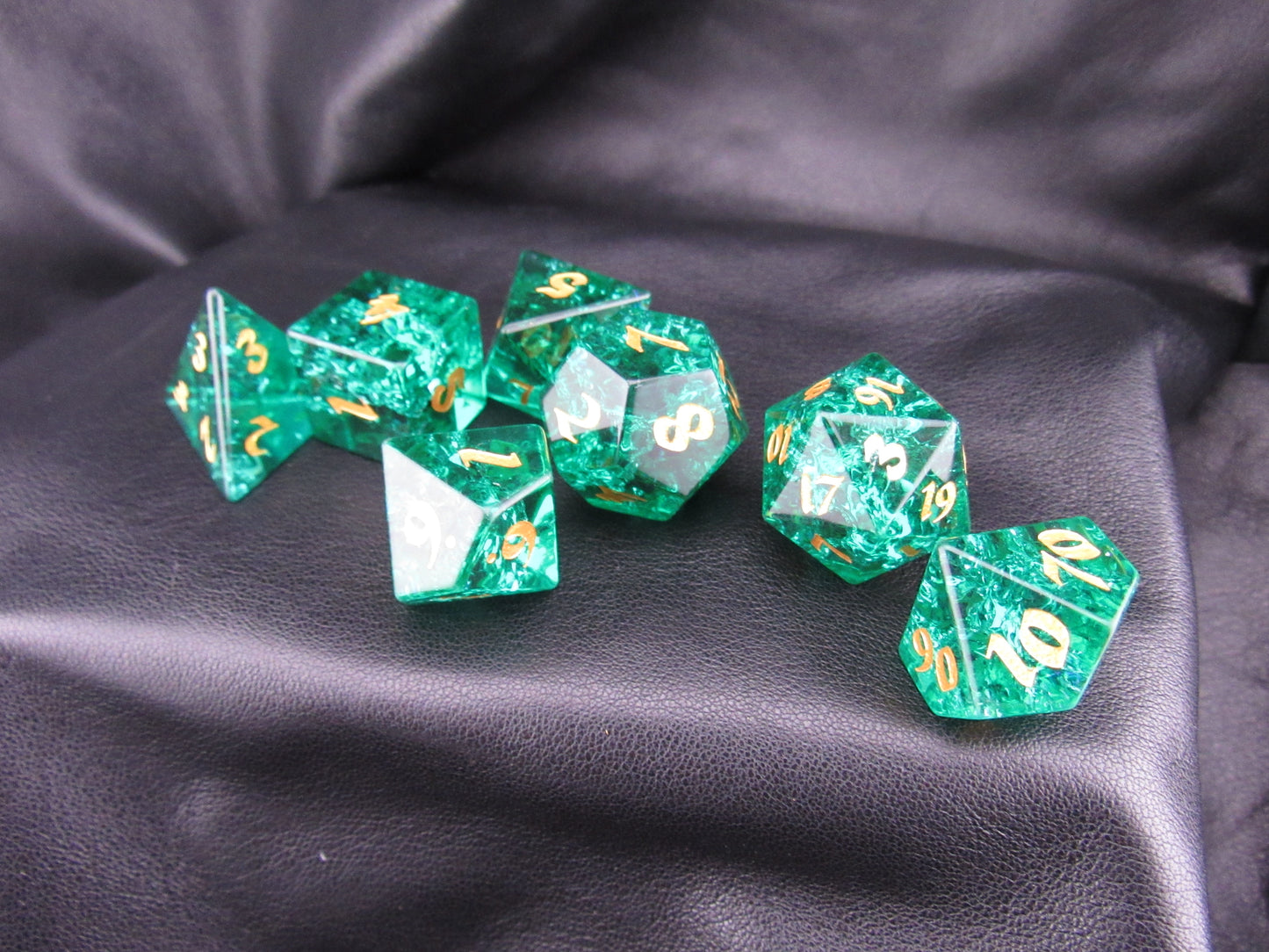Crackle Glass Dice Set